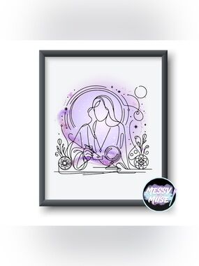 8.5x11 Wall Art Print | Handmade Home Decor | Ready to Frame Art Print